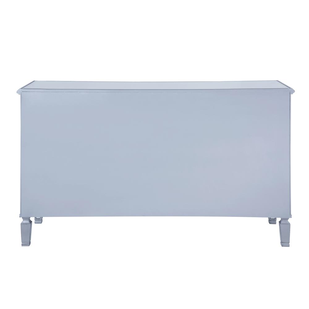 6 drawers cabinet 60 in. x 20 in. x 34 in. in silver paint. Picture 12