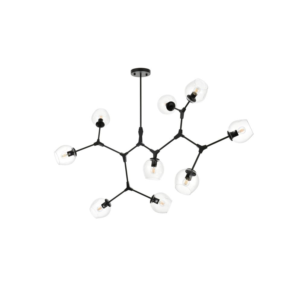 Cavoli 60 inch Chandelier in Black. Picture 7
