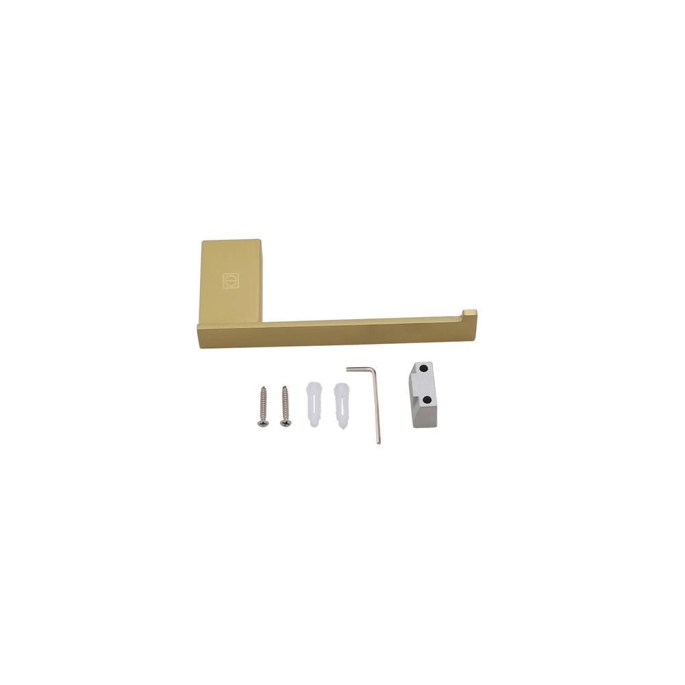 Sofia 4-Piece Bathroom Hardware Set in Brushed Gold. Picture 8