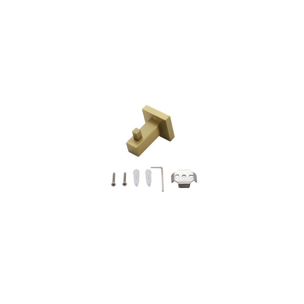 Isla 3-Piece Bathroom Hardware Set in Brushed Gold. Picture 8