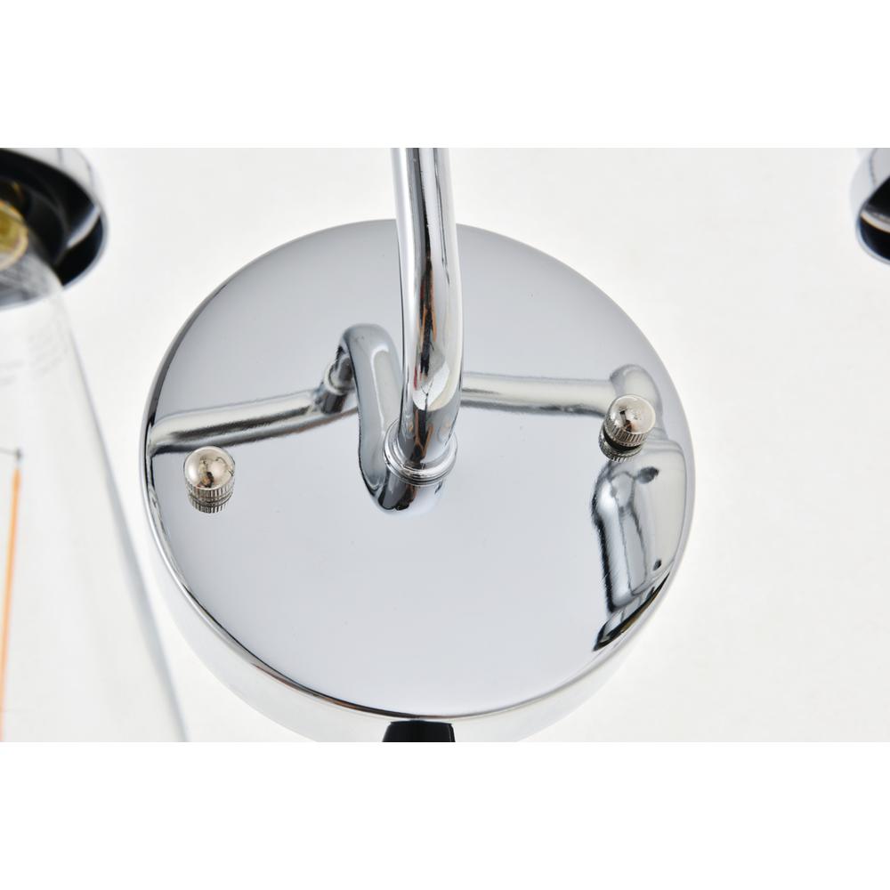 Serif 4 light chrome Wall Sconce. Picture 9
