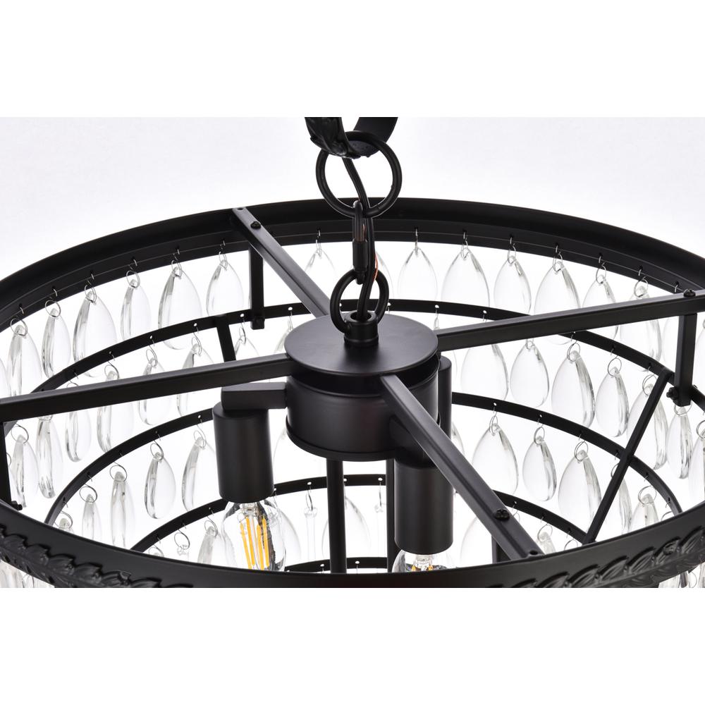 Nordic 5 lights black pendant. Picture 4