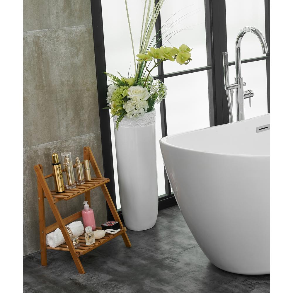 72 inch soaking double slipper bathtub in glossy white. Picture 6