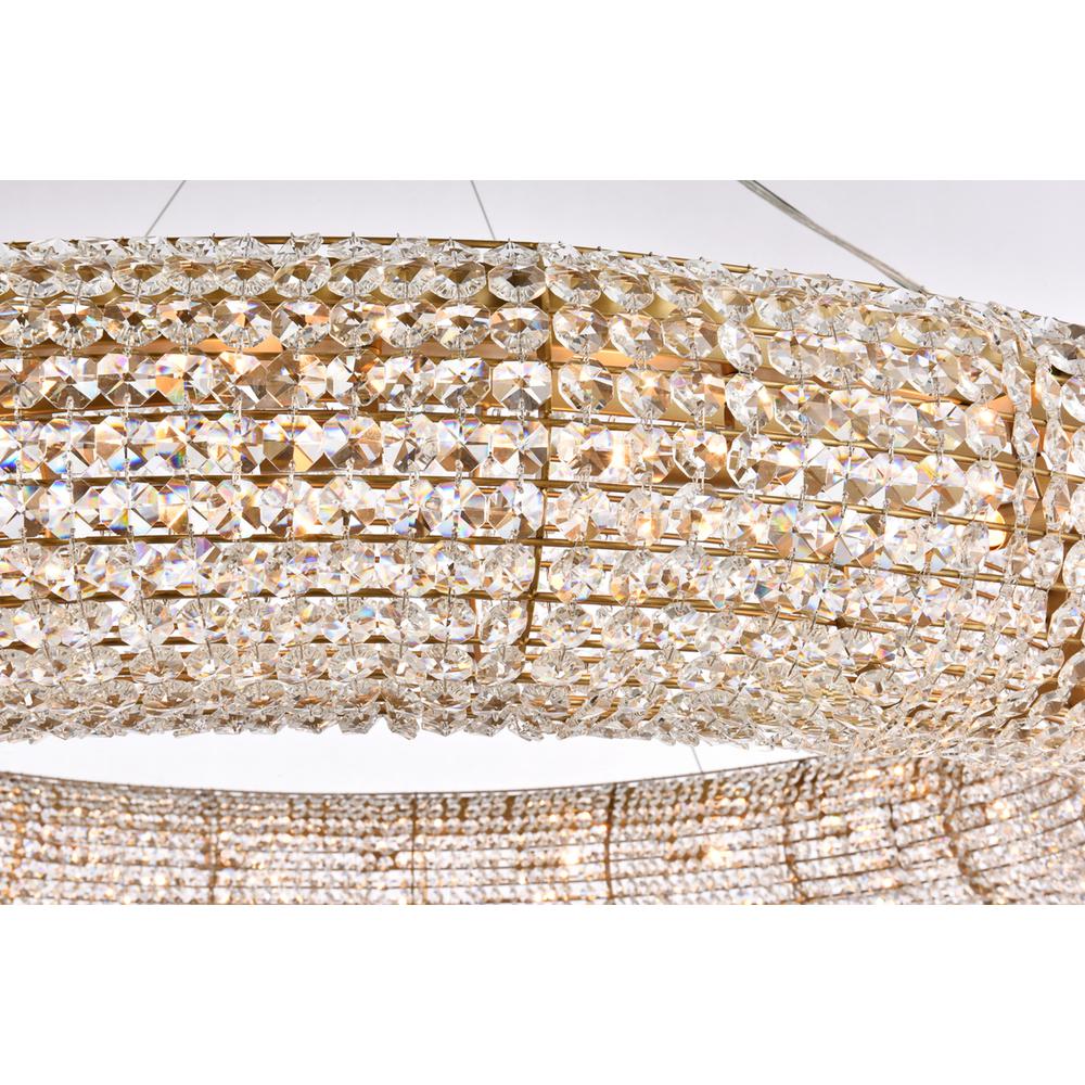 Paris 24 light Brass Chandelier Clear Royal Cut Crystal. Picture 3