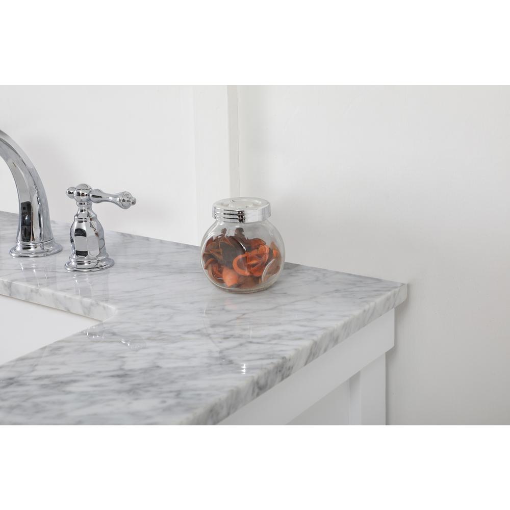 72 inch double bathroom vanity in white. Picture 5