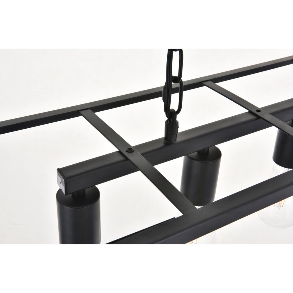 Resolute 4 light black Pendant. Picture 8