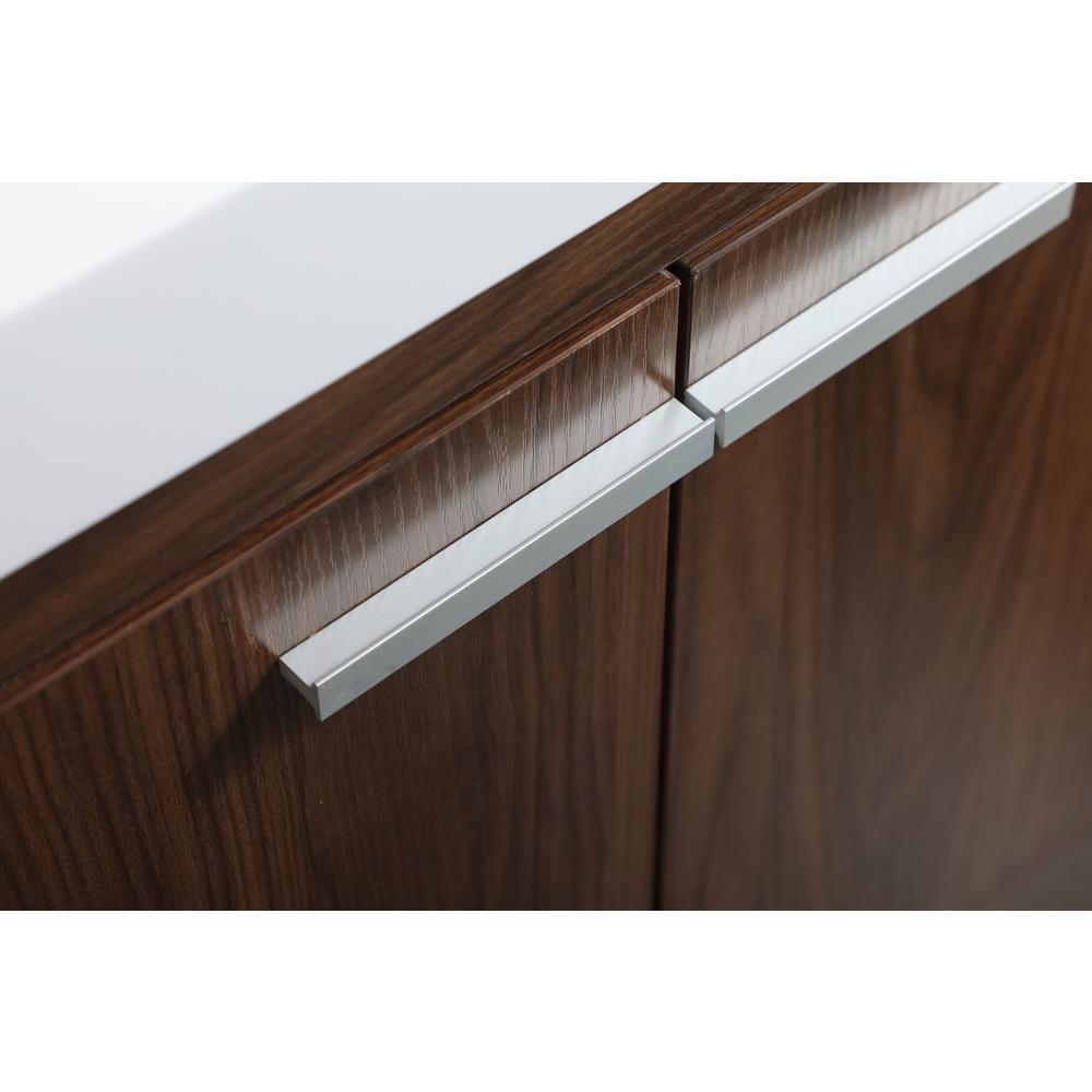 36 inch Single bathroom vanity in Walnut. Picture 12