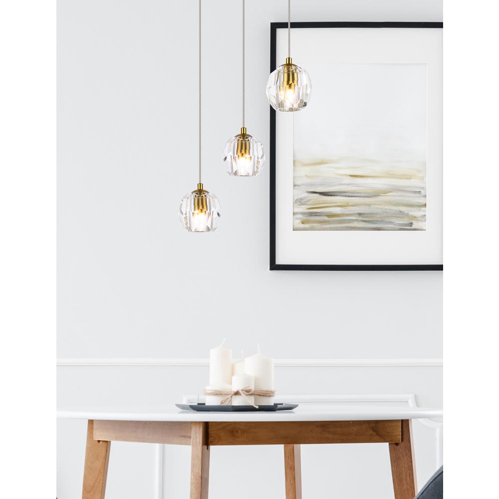 Eren 3 lights Gold pendant. Picture 7