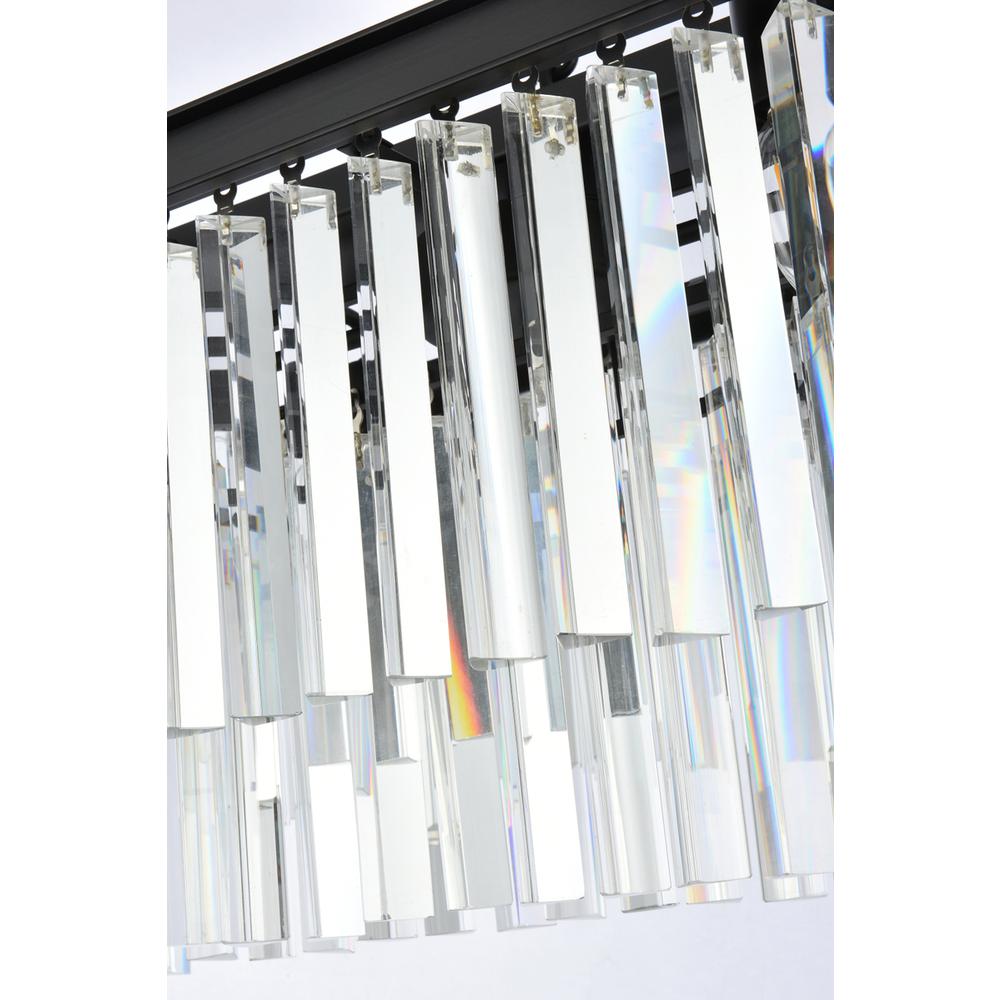 Sydney 12 light Matte Black Chandelier Clear Royal Cut Crystal. Picture 3