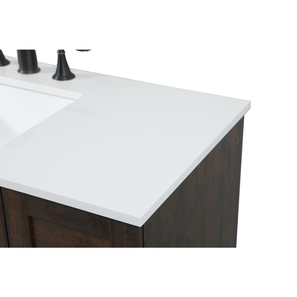 32 inch Single bathroom vanity in expresso. Picture 11