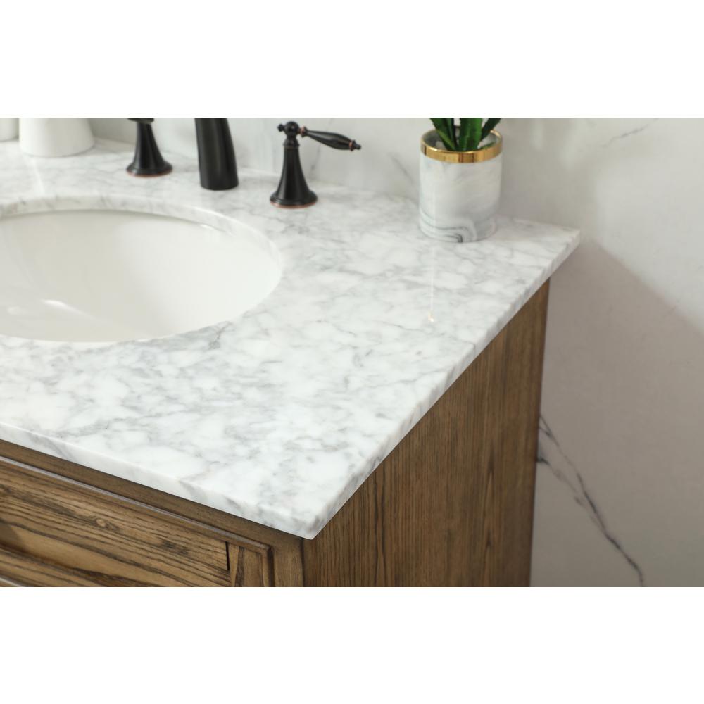 32 inch Single bathroom vanity in driftwood. Picture 5