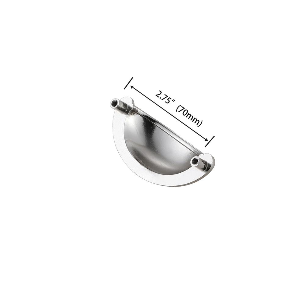 Claude 2-3/4" Center to Center Brushed Nickel Cup Bar Pull Multipack (set of 10). Picture 4