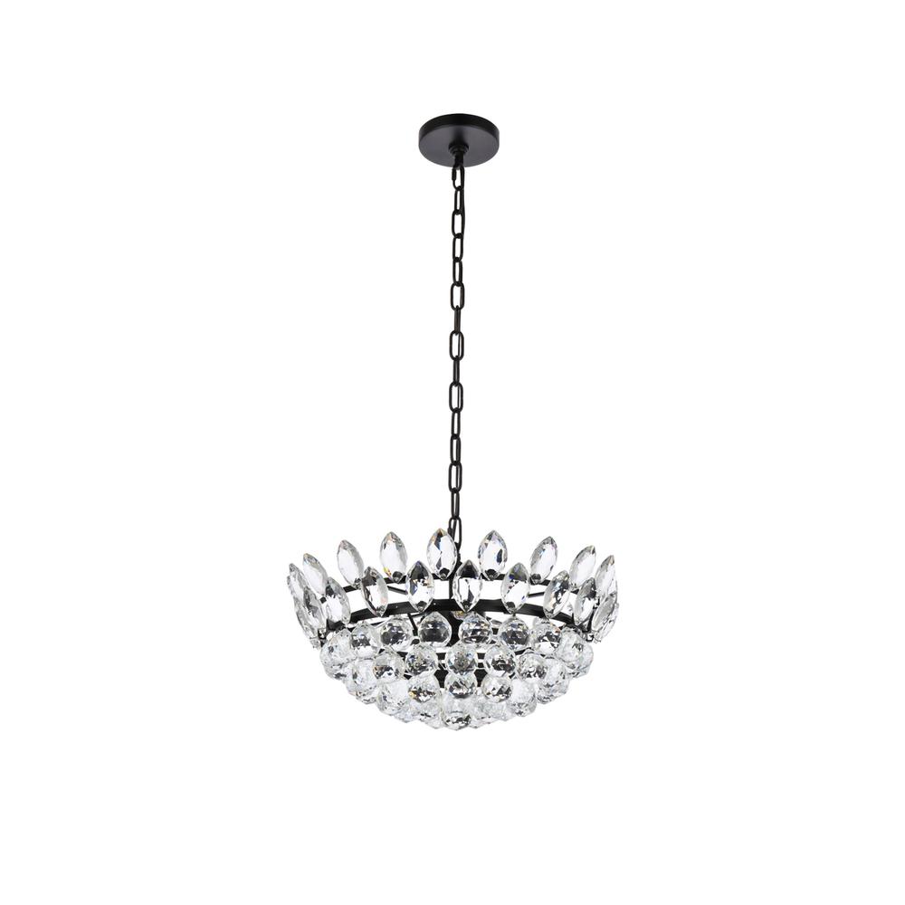 Emilia 18 inch pendant in black. Picture 6