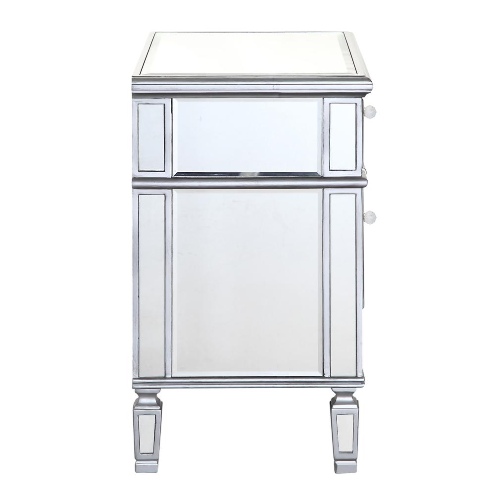 1 Door Cabinet 24 in. x 16 in. x 27 in. in silver paint. Picture 8