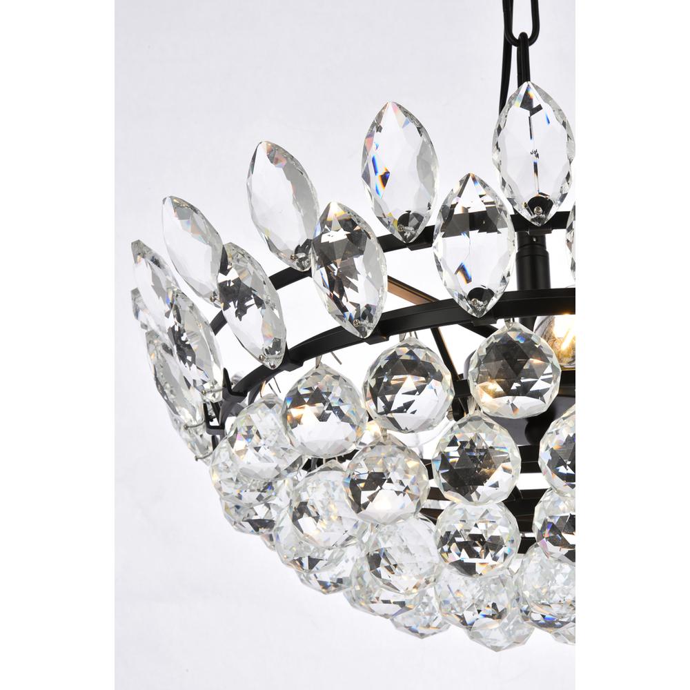 Emilia 18 inch pendant in black. Picture 4