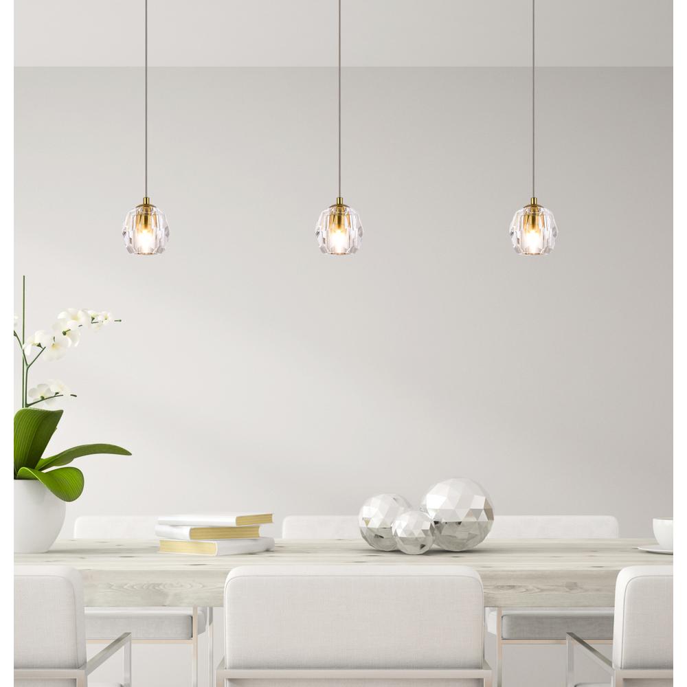 Eren 3 lights Gold pendant. Picture 6