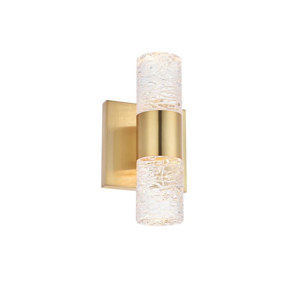 Vega 2 light Gold LED Wall Sconce. Picture 5