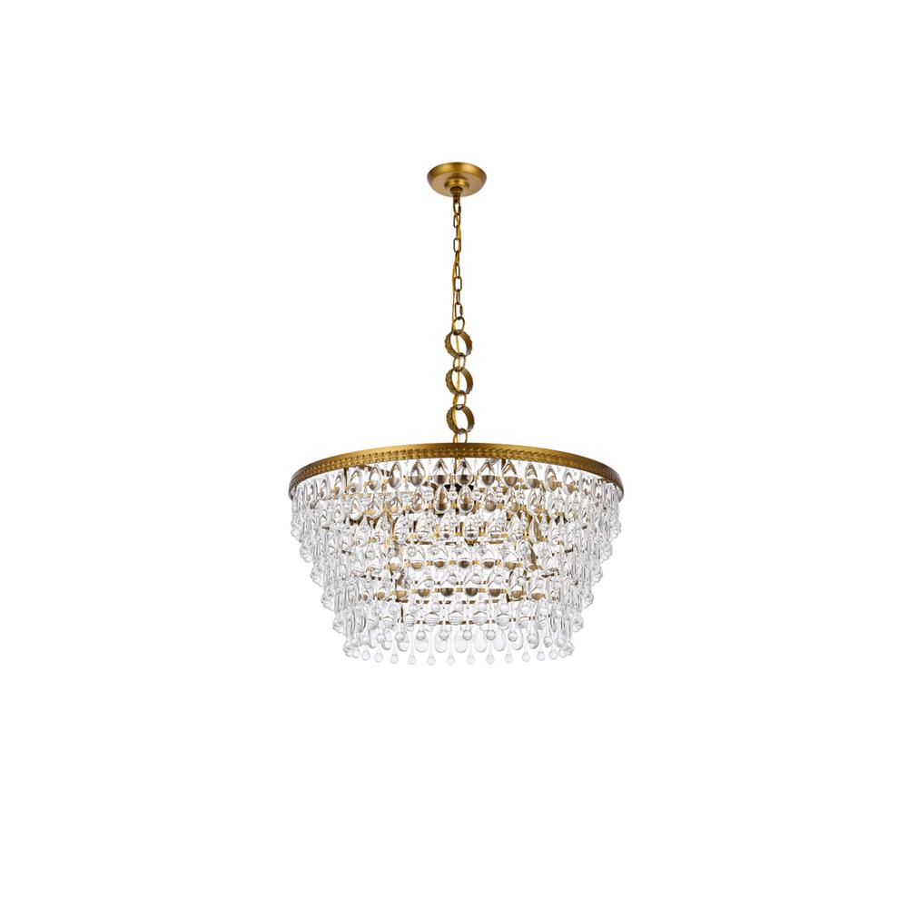 Nordic 6 lights brass chandelier. Picture 6
