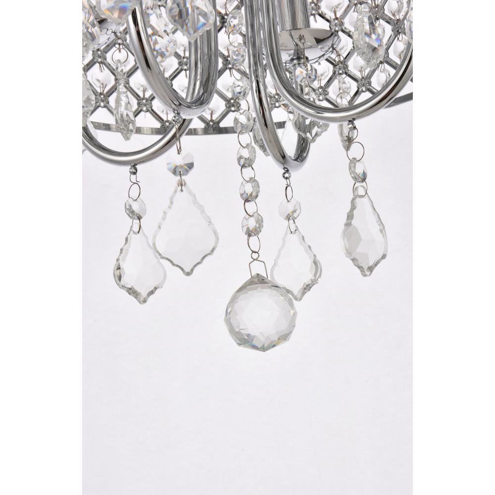 Elise 14 inch pendant in chrome. Picture 3