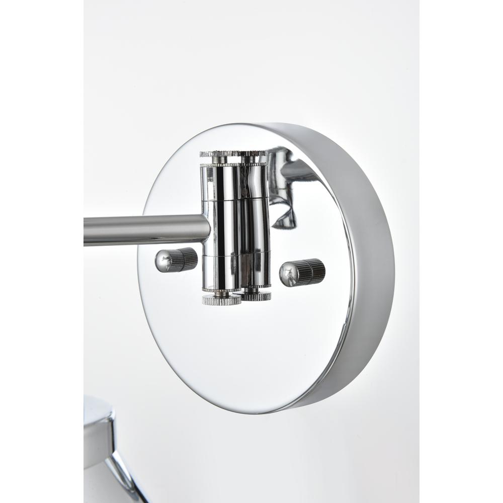 Judson 1 light Chrome swing arm wall sconce. Picture 5