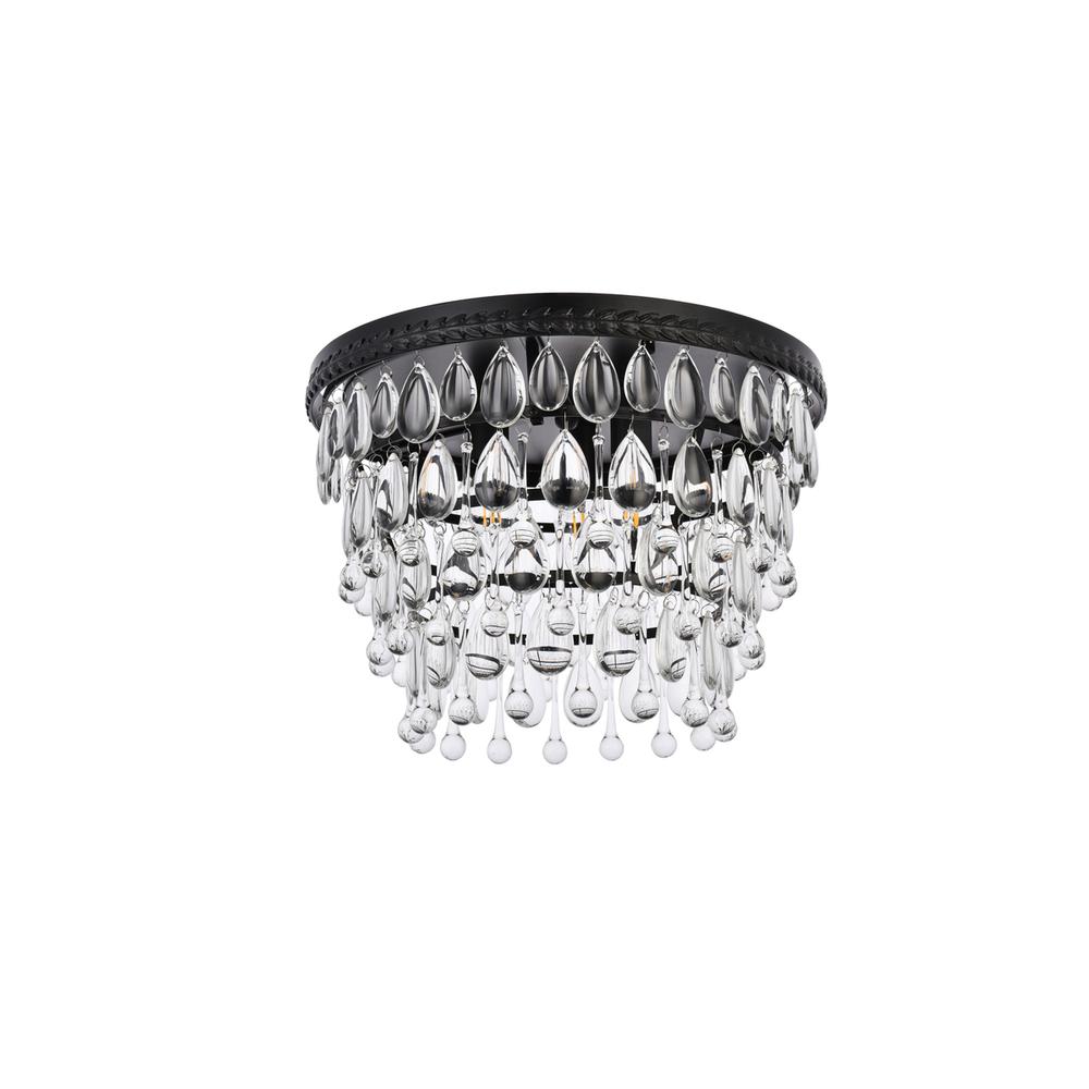 Nordic 3 lights black flush mount. Picture 6