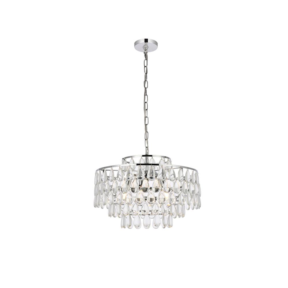Mila 20 inch pendant in chrome. Picture 1