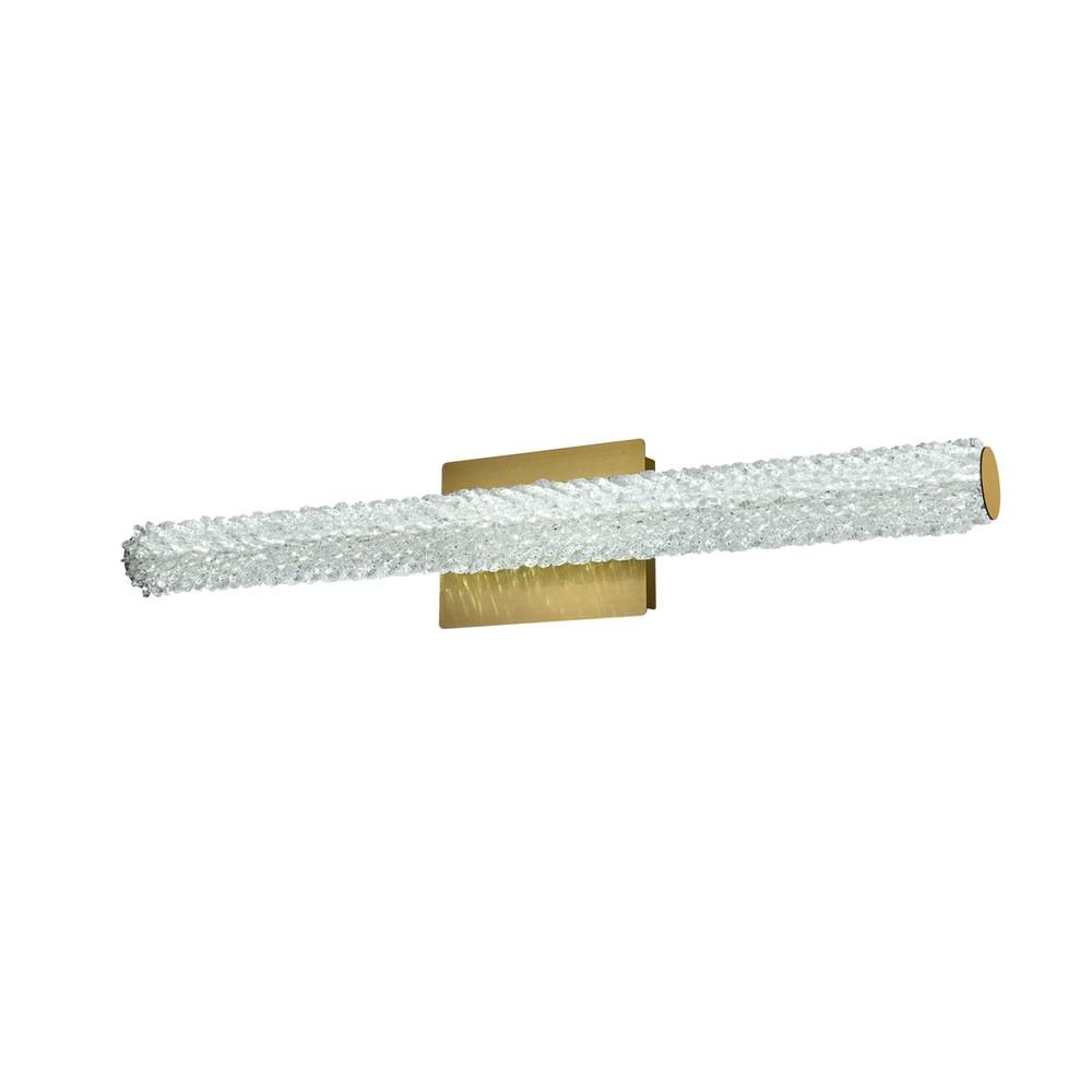 Bowen 30 inch Adjustable LED Wall Sconce in Satin Gold. Picture 4