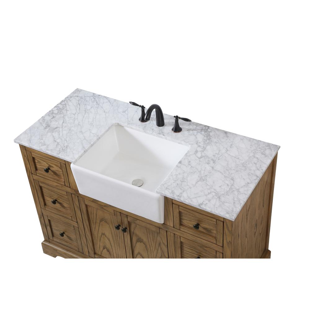 48 inch Single bathroom vanity in driftwood. Picture 10