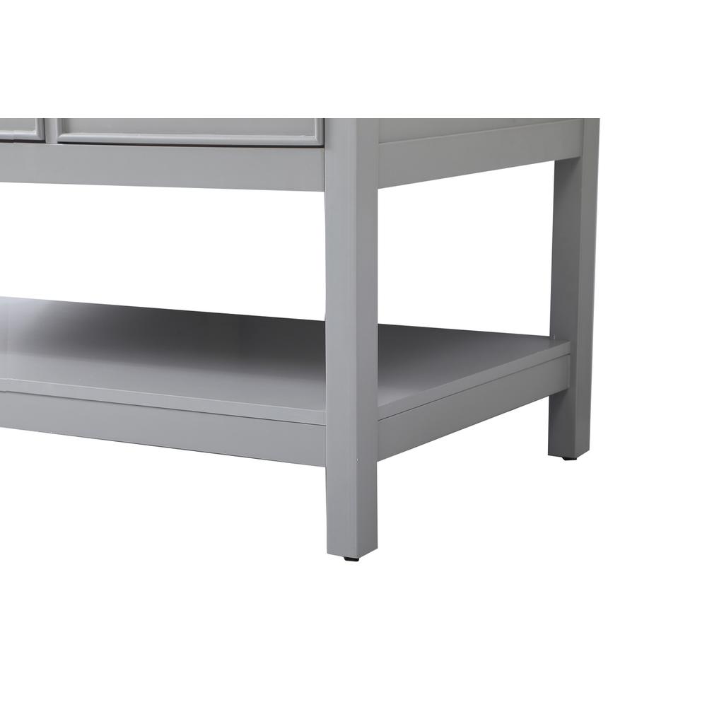 48 inch Single bathroom vanity in gray with backsplash. Picture 13