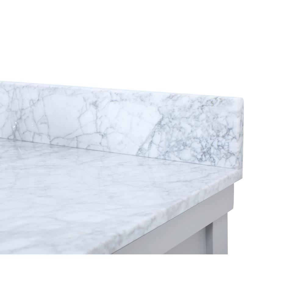 48 inch Single bathroom vanity in grey with backsplash. Picture 11