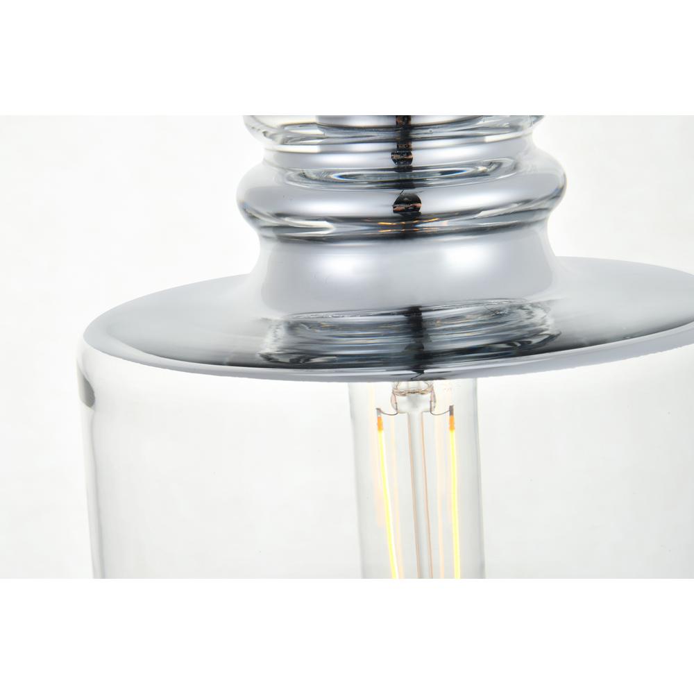 Wiley Collection Flush Mount D10in H8in Lt:4 Chrome Finish. Picture 4