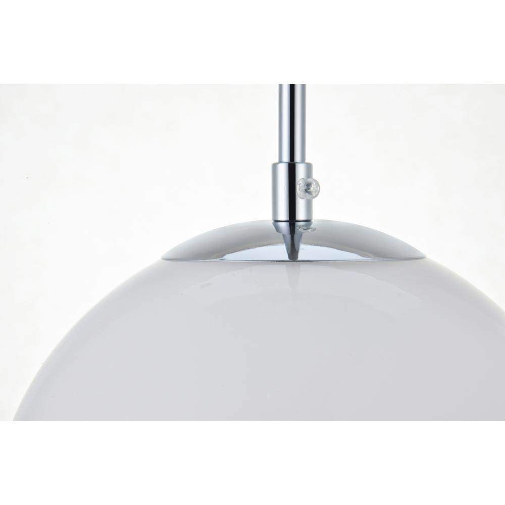Baxter 1 Light Chrome Pendant With Frosted White Glass. Picture 3