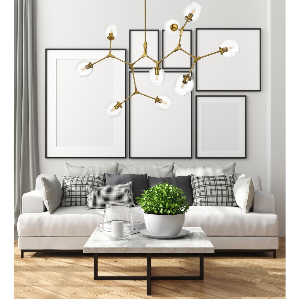 Cavoli 60 inch Chandelier in Brass. Picture 10