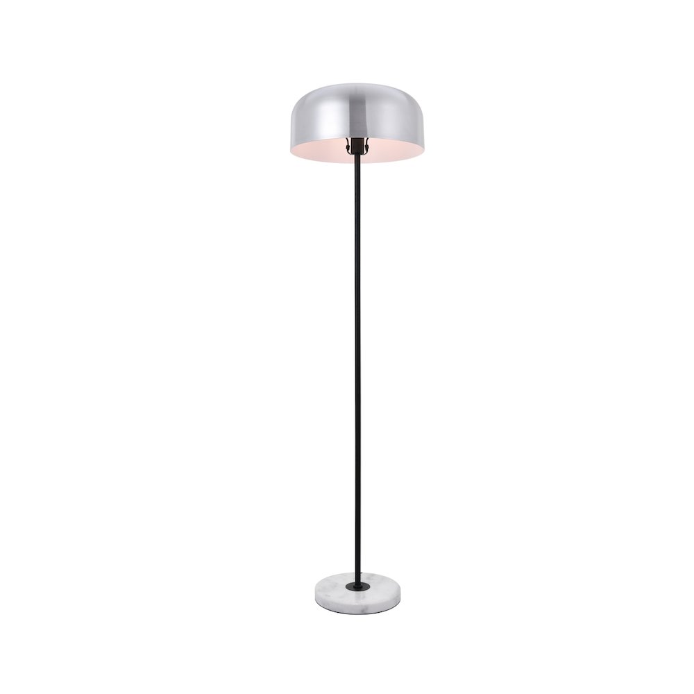 Exemplar 1 Light Brushed Nickel Floor Lamp. Picture 7