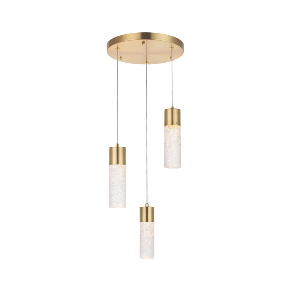 Constellation 3 light Gold LED Pendant. Picture 7