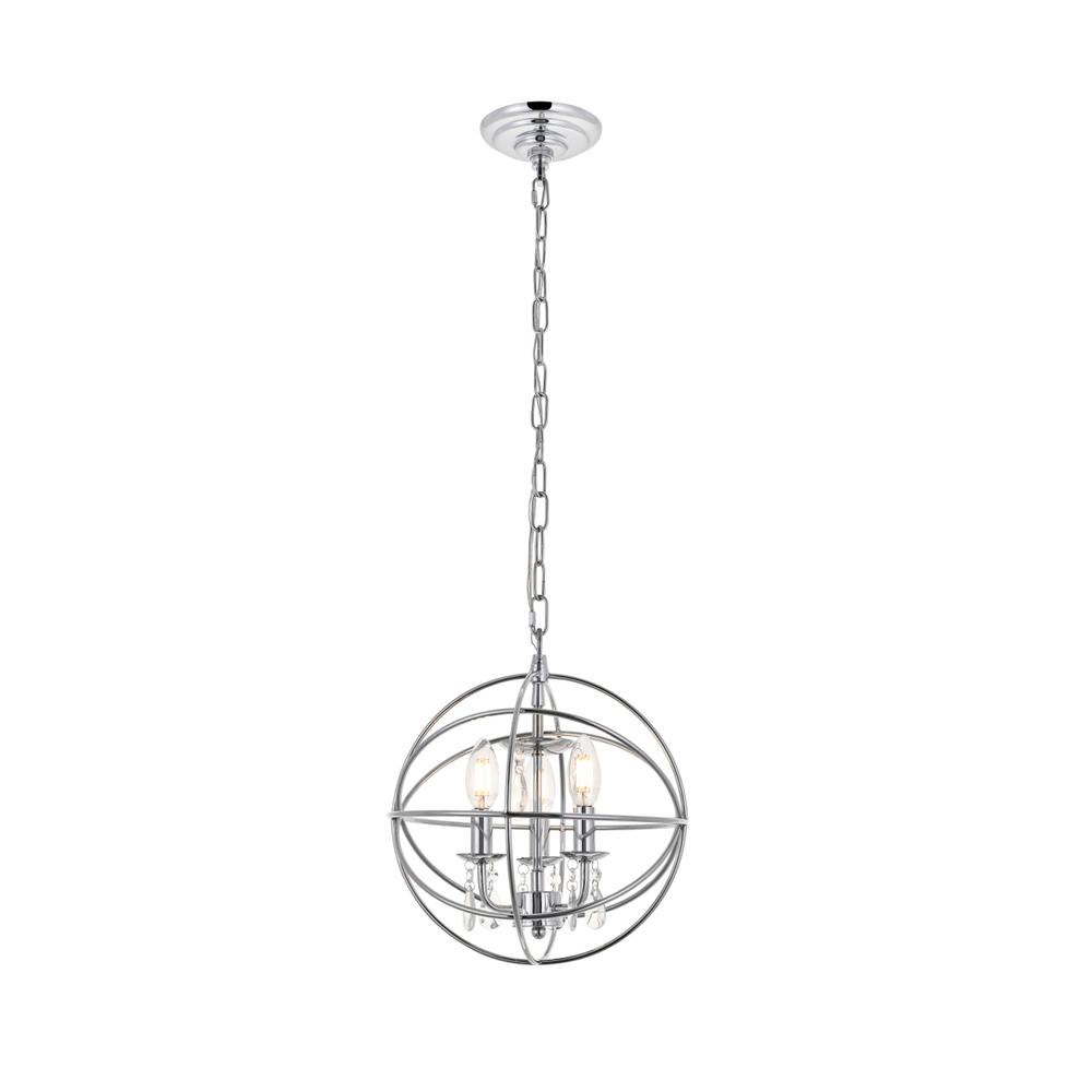 Wallace 3 light Chrome Pendant. Picture 5