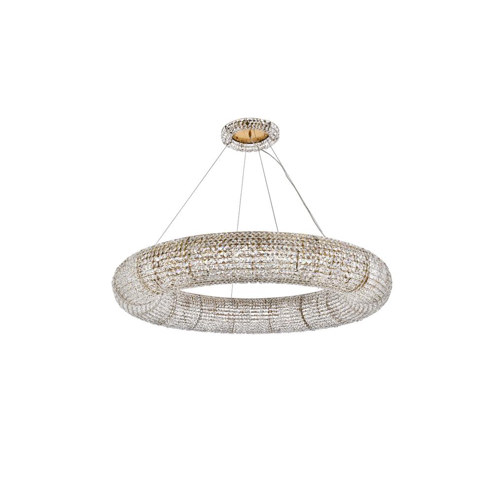 Paris 20 light Brass Chandelier Clear Royal Cut Crystal. Picture 6