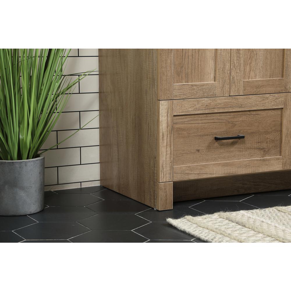 32 inch Single bathroom vanity in natural oak. Picture 6