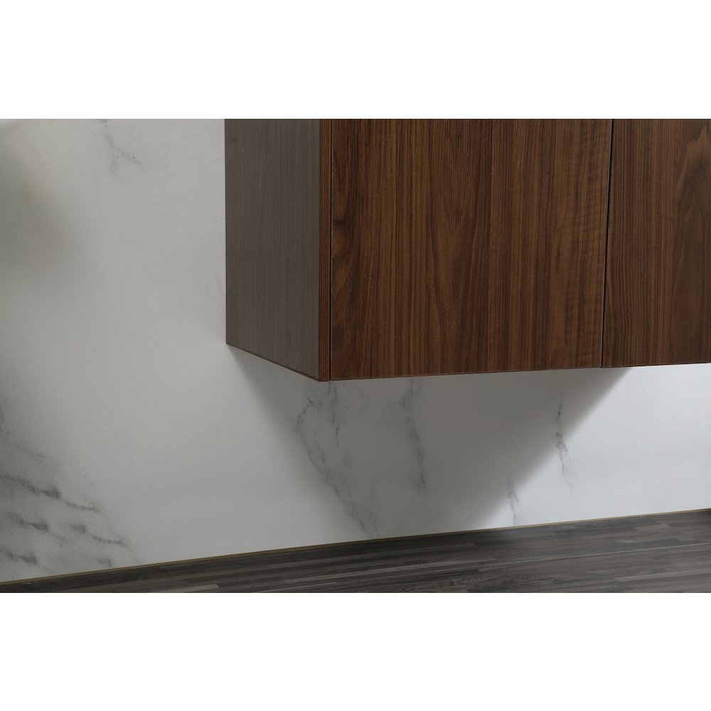 36 Inch Single Bathroom Vanity In Walnut. Picture 7