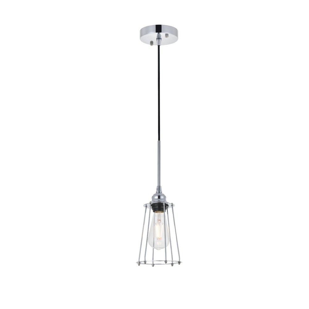 Auspice 1 Light Chrome Pendant. Picture 6