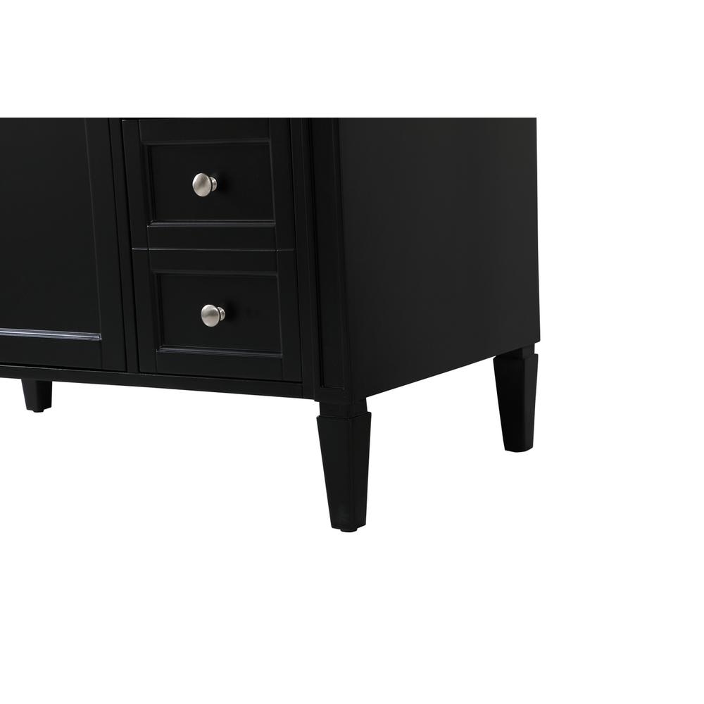 42 inch Single bathroom vanity in black. Picture 13
