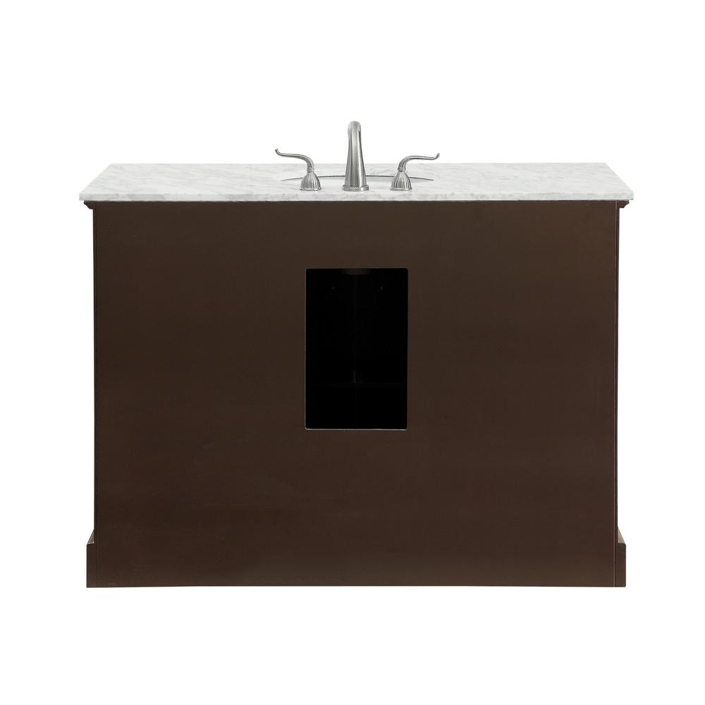 48 In. Single Bathroom Vanity Set In Teak. Picture 8