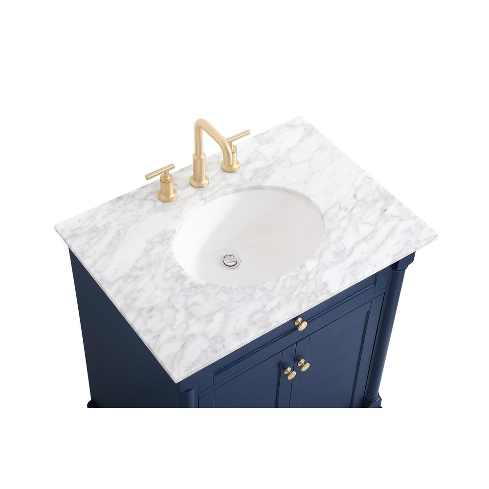 30 inch Single bathroom vanity in  Blue. Picture 10