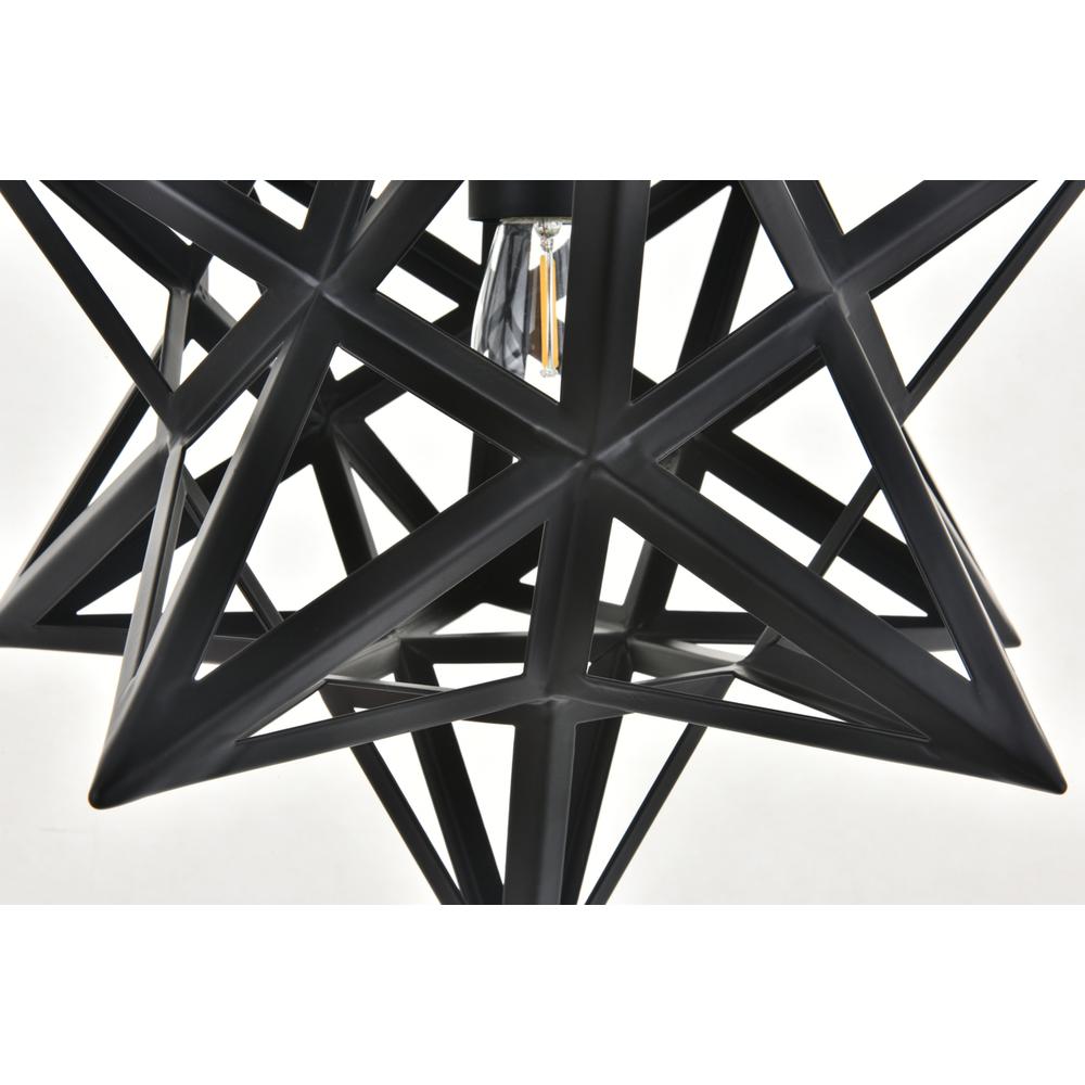 Nocturne 1 light black Pendant. Picture 10