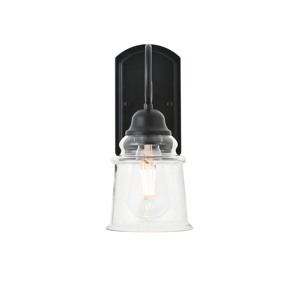 spire 1 light Black Wall Sconce. Picture 6