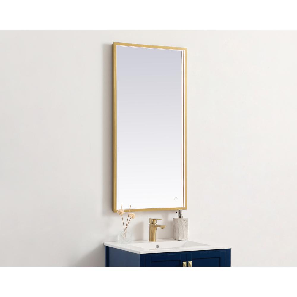 Pier 20x40 inch LED mirror with adjustable color temperature. Picture 3