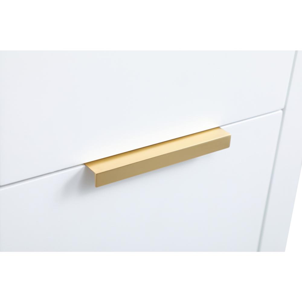54 Inch SIngle Bathroom Vanity In White. Picture 12
