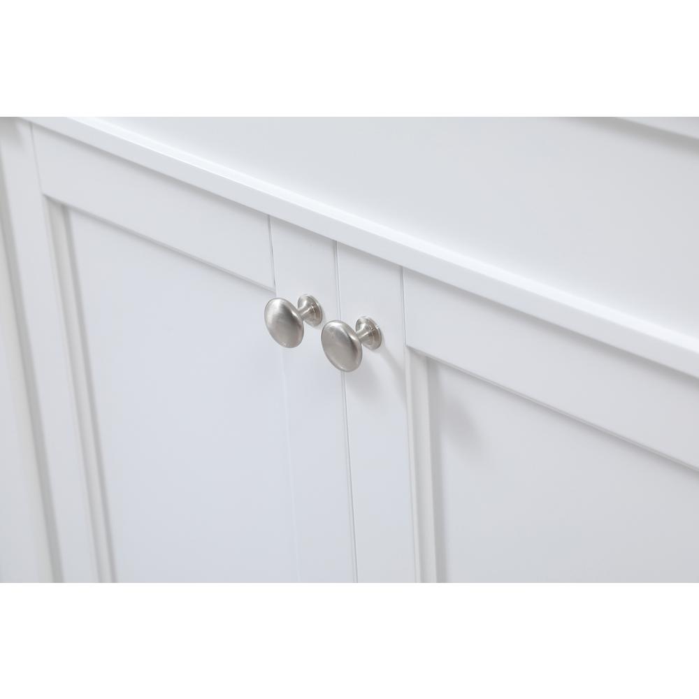 72 inch double bathroom vanity in white. Picture 12