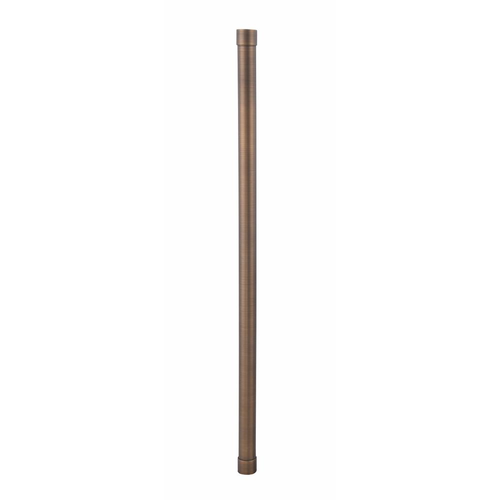 24 inch ANTIQUE BRASS LANDSCAPE EXTENSION RISER. Picture 1