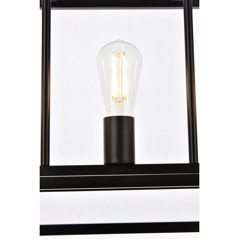 Voir 3 lights pendant in black. Picture 4